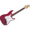 chitarra elettrica my music asahi st30 solid body, modello stratocaster, manico in acero, tastiera pallissandro red